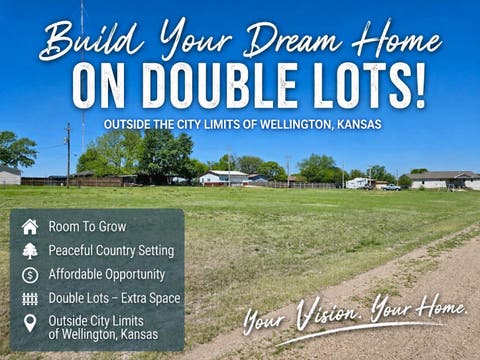 Vacant Land For Sale - 00000 S Eastern Rd<br/> Sumner County, Wellington, KS 67152