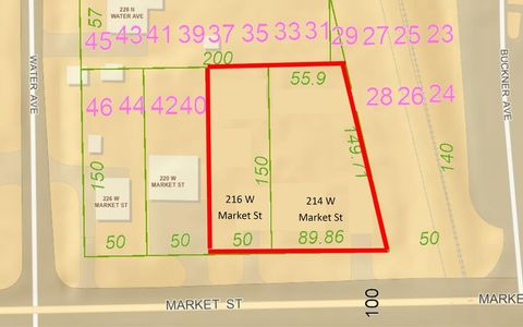 Vacant Land For Sale - 214 & 216 W Market Street<br/> Sedgwick County, Derby, KS 67037