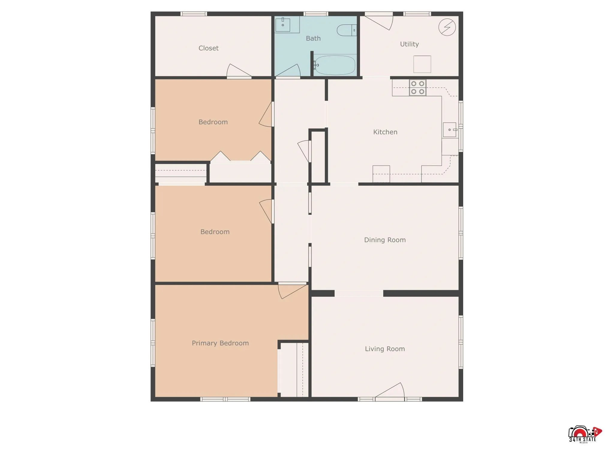 Belle Plaine, Kansas 67013, United States, 3 Bedrooms Bedrooms, ,1 BathroomBathrooms,Residential,Pending,144187