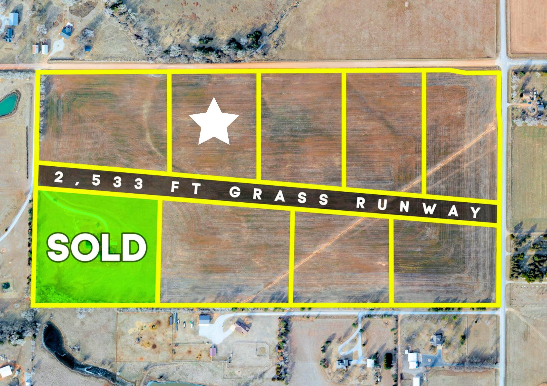 Lot 6 W South Fork Airpark, Cheney, Kansas image 1