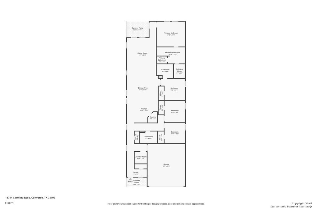 Photo of 11714 Carolina Rose, Converse, TX 78109 (MLS # 1930251)