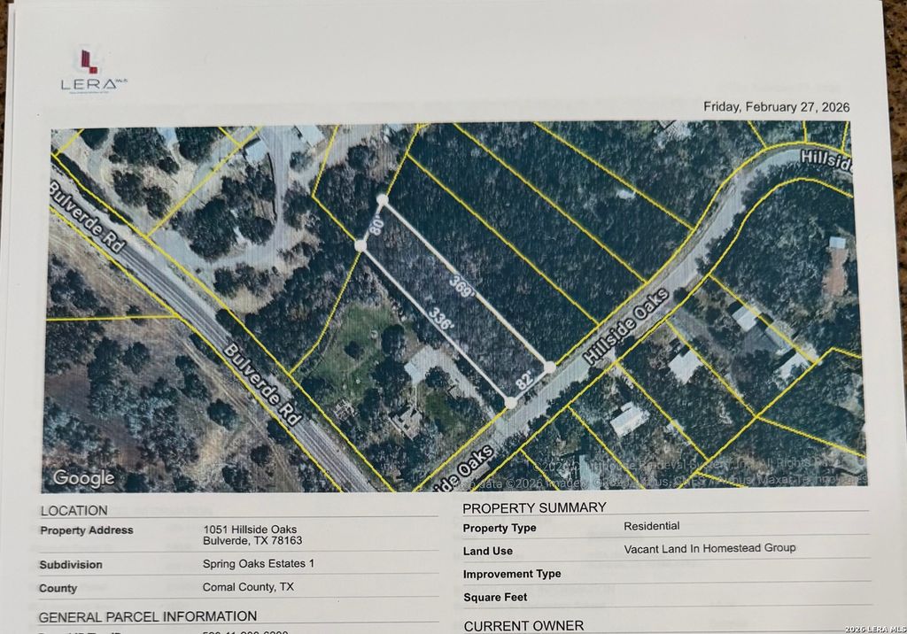 Photo of 1091 Hillside Oaks, Bulverde, TX 78163 (MLS # 1951896)