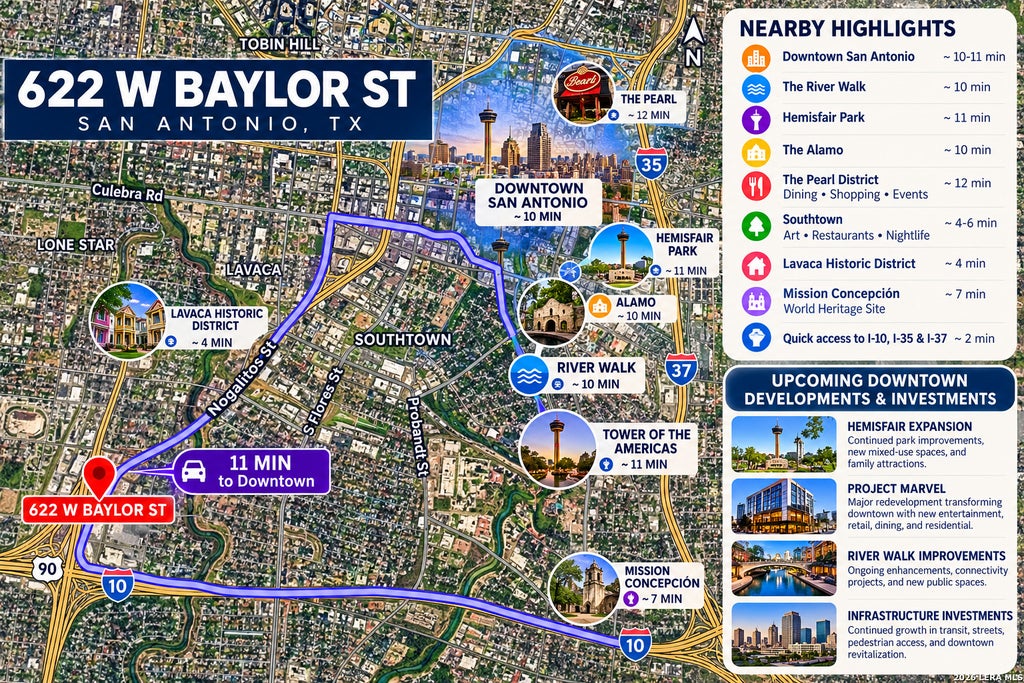 Photo of 622 W Baylor, San Antonio, TX 78204 (MLS # 2018620)