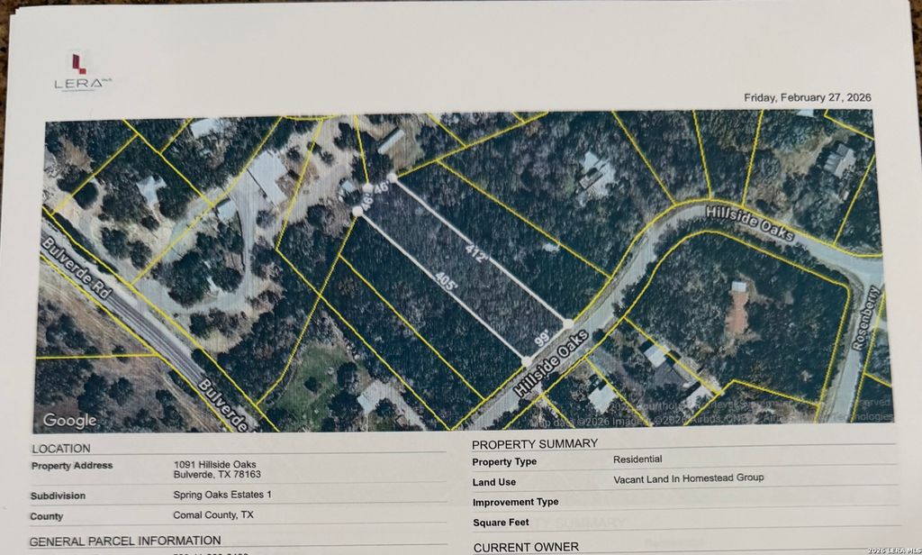 Photo of 1071 Hillside Oaks, Bulverde, TX 78163 (MLS # 1951897)