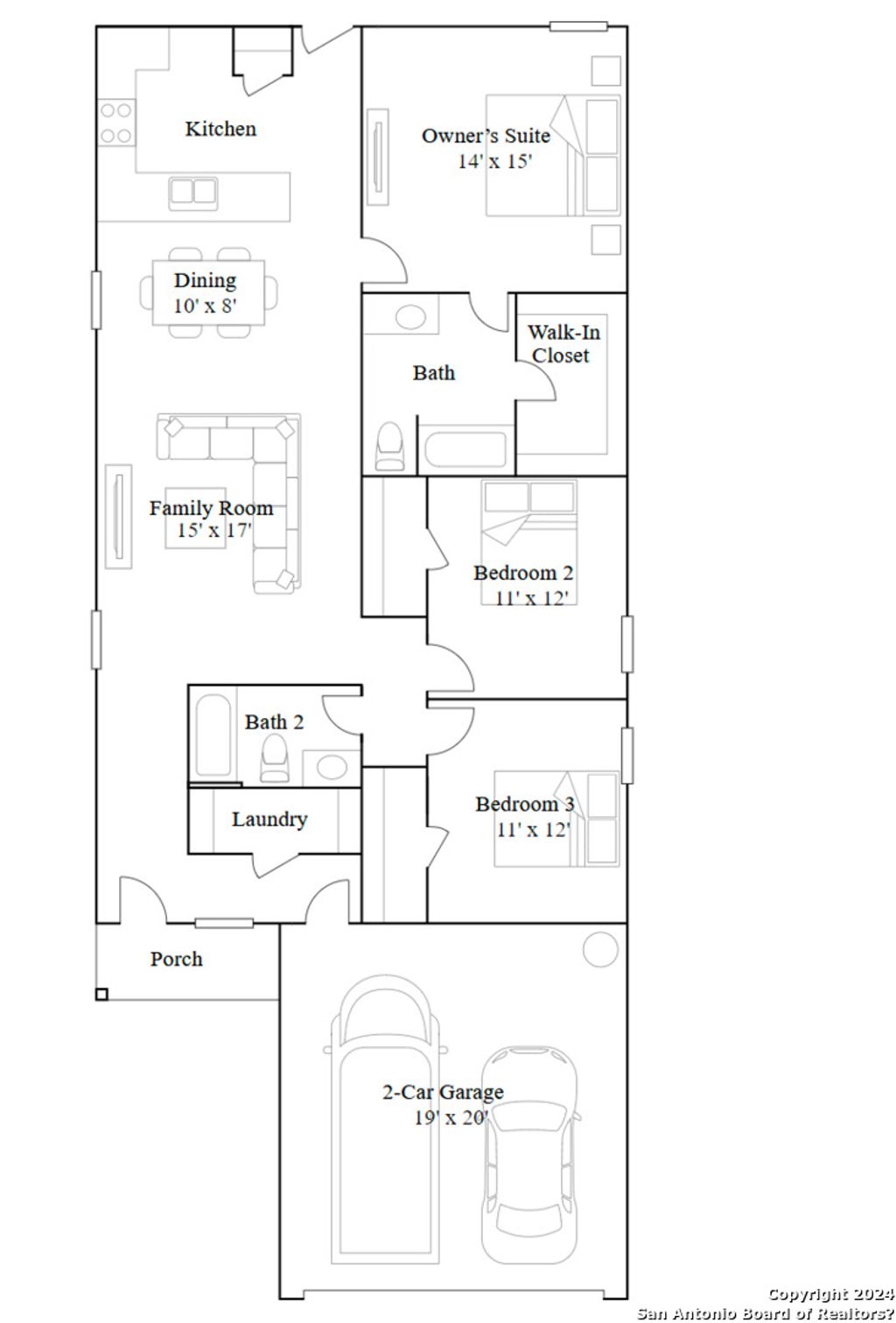 Photo of 8866 Osprey Trl, San Antonio, TX 78222 (MLS # 1951802)