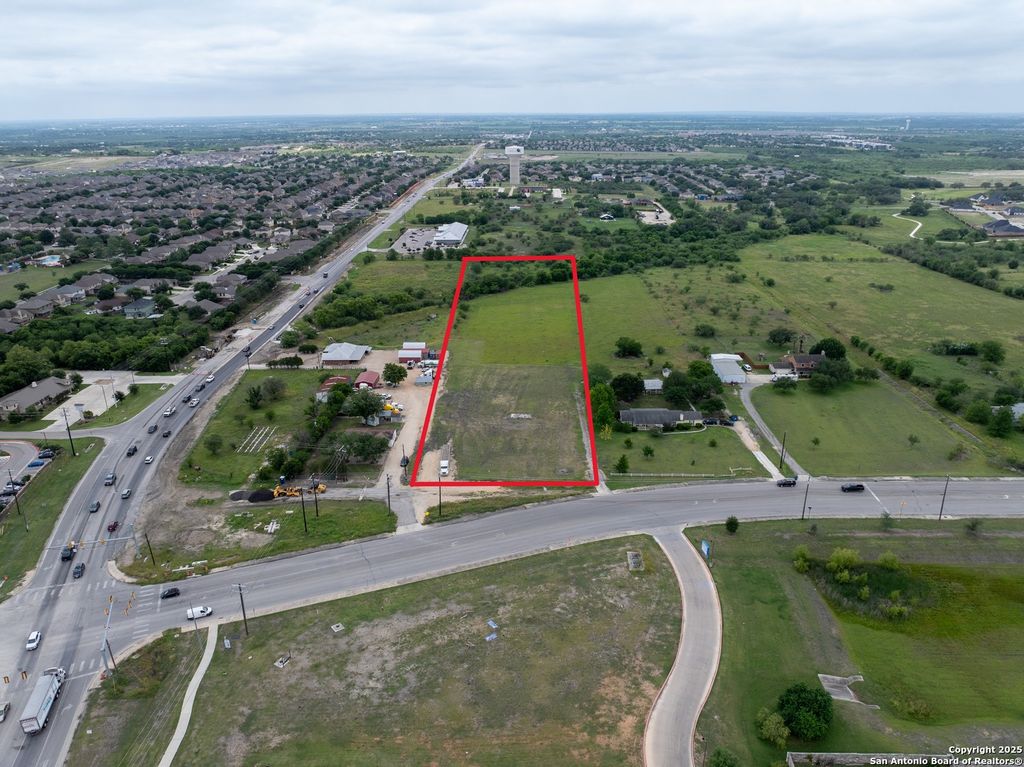 Photo of 5+/- AC Green Valley Rd, Cibolo, TX 78108 (MLS # 1928455)
