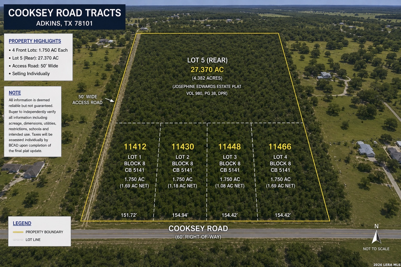 Photo 1 of 4 — 11448 COOKSEY RD, Adkins, TX 78101