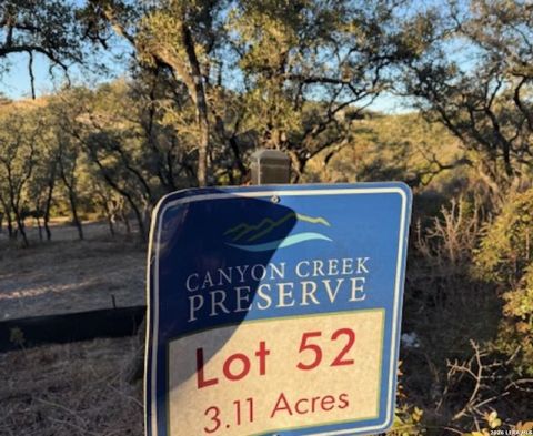 LOT 52 Clear Water Cyn Helotes TX 78023