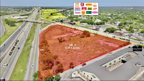 5.25 acres on Highway 90 San Antonio TX 78230