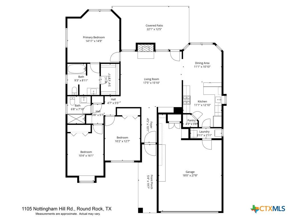 Photo of 1105 Nottingham Hill Road, Round Rock, TX 78664 (MLS # 611189)