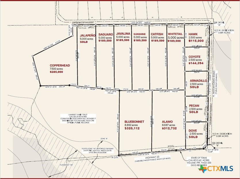 Catfish Lot: 0000 North Mockingbird Road