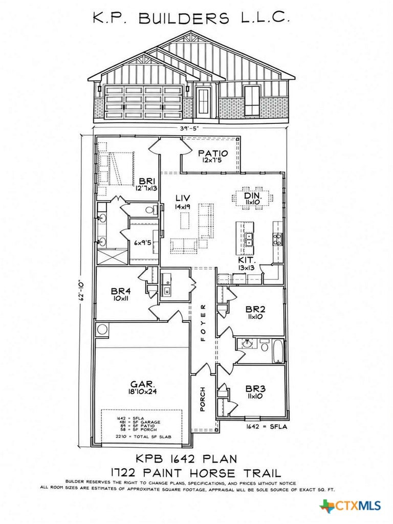 Photo of 1722 Paint Horse Trail, Harker Heights, TX 76548 (MLS # 627652)