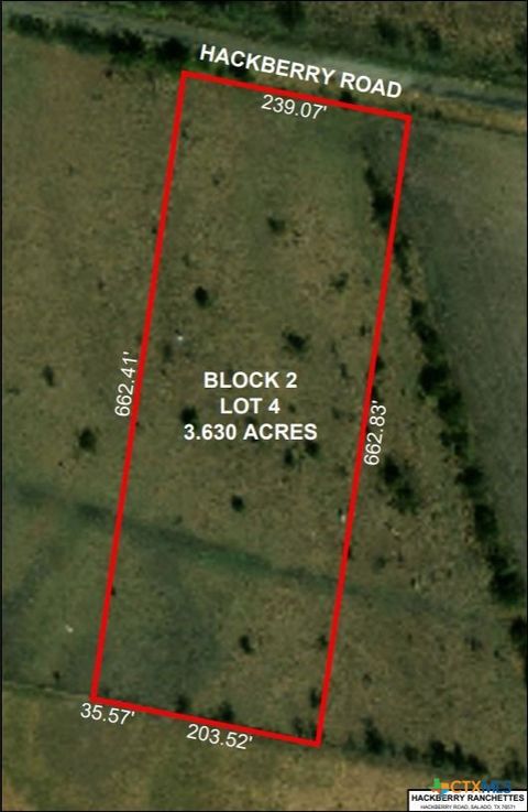 TBD Block 2 Lot 4 Hackberry Road Salado TX 76571