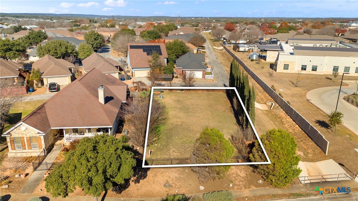 boundary lines of larger than usual lot