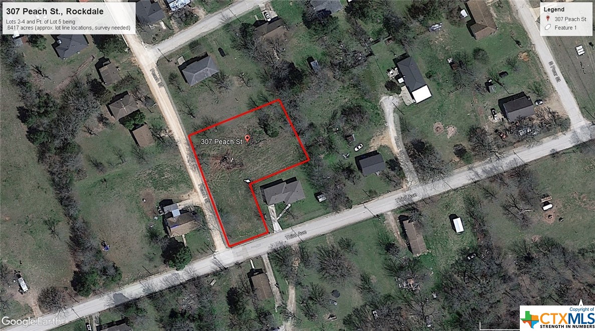 Approximate lot lines, survey needed.