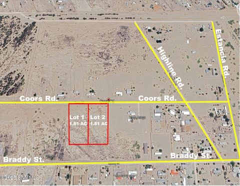 Vacant Land For Sale - 89 Coors Road<br/> Vado, NM 88072