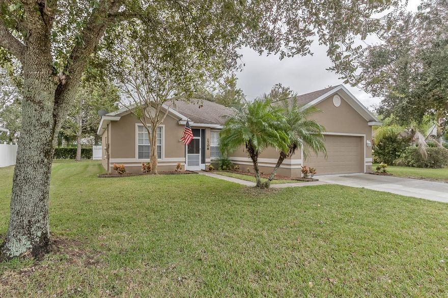 Stunning 3 bedroom 2 bath home that is located in the highly sought after & family friendly Port Orange Plantation Subdivision. This home is perfectly placed on a private cul de sac with a nicely landscaped front yard. The open floor plan of this Birch Model home offers wood look porcelain tile, an oversized kitchen with cabinet and counterspace galore, and a split bedroom floorplan. Your master suite provides the luxury of a spacious walk in closet, and a full size soaking tub to relax after a long day. In the evenings you can find yourself barbecuing with friends and family on the back patio. This home is centrally located near the Port Orange Pavillion, Westport Square Plaza, Coraci Park, both Major highways, and still only a short 6 mile drive to our beautiful beach. A true must see.All information is intended to be accurate but is not guaranteed. ;Water: City