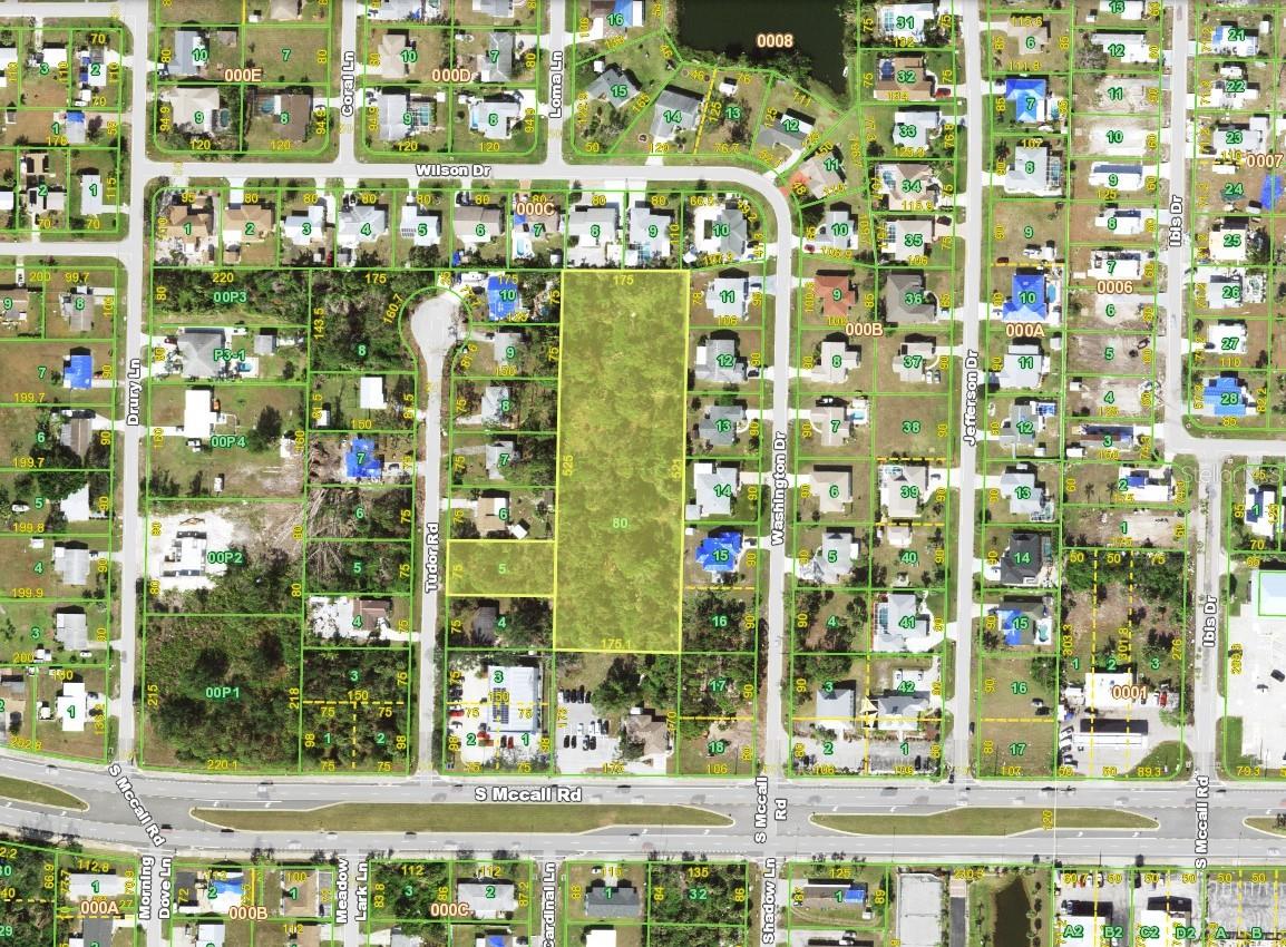 This excellent investment opportunity includes two parcels totaling 2.37 acres in the center of Englewood. 2244 S McCall Road is 2.11 acres and zoned Residential Multifamily (RMF5), with access through 1361 Tudor Road, .26 acres and zoned Residential Single-family (RSF3.5). This property has the potential to possibly allow development of up to 11 units, or you can build your dream home. Ideally located near area beaches, major shopping centers, golf courses, parks, boat and kayak launches, and dining options in Englewood, Rotonda West, and Boca Grande, this land offers immense potential. Contact us today for more information and to schedule a showing.