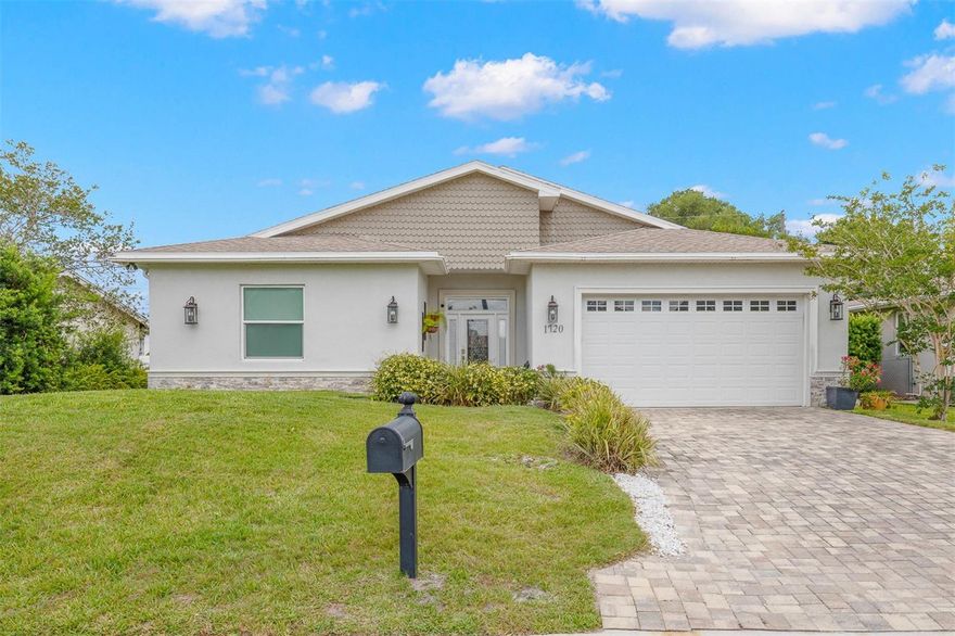 This beautifully finished (2020 build) 3-bedroom + study/4th bedroom, 3-bath residence combines contemporary design, thoughtful upgrades, and an exceptionally functional split-bedroom floor plan just minutes from Countryside, Dunedin, and Gulf beaches. 

A brick paver driveway, oversized 2-car garage, manicured landscaping, stacked stone accents, and a leaded glass entry door create impressive curb appeal from the moment you arrive.

Inside, the oversized foyer introduces the home, featuring extensive crown molding, oversized base trim, wainscoting, chair rail detailing, statement lighting, and wide-plank luxury vinyl flooring that extends throughout the main living areas. 10 FT high ceilings, 8 FT solid 3 panel doors, recessed lighting, oversized impact windows, and sliding glass doors enhance the bright open-concept design while creating seamless flow between the great room, dining area, and kitchen.

The spacious chef-inspired kitchen was designed to be both visually striking and highly functional, featuring bright shaker cabinetry with crown molding, designer quartz countertops, an oversized center island with seating with an additional under counter microwave and additional storage, upgraded stainless steel appliances, an integrated microwave, an undermount farmhouse sink, an elegant onyx marble backsplash, pendant lighting, and extensive cabinetry throughout.

The nearly 30-foot-long living area offers a generous gathering space beneath dual contemporary ceiling fans, while the adjacent dining area overlooks the covered rear patio and private fenced backyard.

Privately positioned, the oversized primary suite offers abundant natural light, luxury vinyl flooring, contemporary finishes, a spacious walk-in closet, and a stunning spa-inspired ensuite bath featuring dramatic marble-look tile, a frameless glass walk-in shower with rain shower head, freestanding soaking tub, designer quartz vanity, upgraded fixtures, and contemporary finishes throughout.

Additional bedrooms continue the home’s cohesive design aesthetic with luxury vinyl flooring, neutral finishes, contemporary ceiling fans, and beautifully updated baths with quartz vanities, upgraded fixtures, and designer tilework. The flexible fourth bedroom/study provides ideal space for a home office, fitness room, or guest accommodations.

Additional highlights include impact windows and sliding glass doors, oversized paneled interior doors, epoxy garage flooring, garage door exit to a side patio, pull-down attic access, rain gutters, an interior laundry room with built-in shelving, a 14 SEER Lennox A/C, 2020 commercial septic drip irrigation system, block construction, vinyl fencing, and an oversized covered rear patio designed for outdoor living and entertaining.

A huge bonus is the home's centralized location, near top rated private schools like Clearwater Central Catholic & Calvary Christian High School, less than 1 mile from Coachman Ridge Park, less than 2 miles from BayCare Ballpark, easy access to the Ream Wilson Clearwater Trail and Duke Energy Trail, and close to shopping, hospitals, beaches and more!