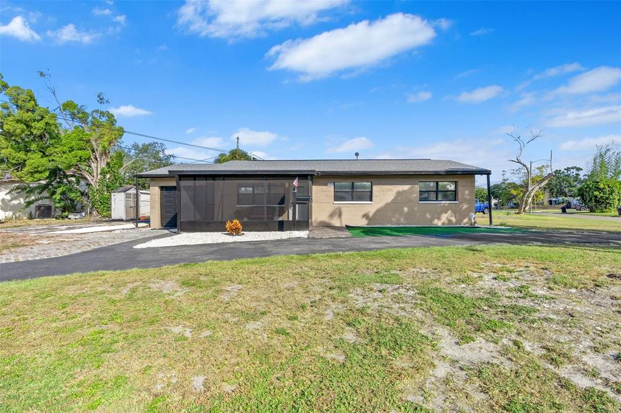 Step into this fully remodeled 3-bedroom, 2-bath corner lot home where modern design and everyday comfort come together beautifully. This stylish residence has been completely updated inside and out, featuring a new roof (2022), HVAC (2021), brand-new water heater, and a water softener system included for your convenience. The remodel also includes partial plumbing and electrical upgrades, and most windows have been replaced, adding efficiency and peace of mind. Situated on a spacious corner lot, there’s plenty of room for your boat, RV, or outdoor entertaining. Inside, enjoy a sleek open layout with a modern chic aesthetic, high-end finishes, and natural light that fills every room.
This move-in ready home offers unbeatable convenience—just minutes from Downtown St. Pete, the St. Pete Pier, local coffee shops, dining, entertainment, Gulf beaches, and excellent private schools. Whether you’re relaxing at home or exploring the city, this location has it all. Don’t miss the opportunity to own this stunning, turn-key St. Pete home—schedule your showing today!