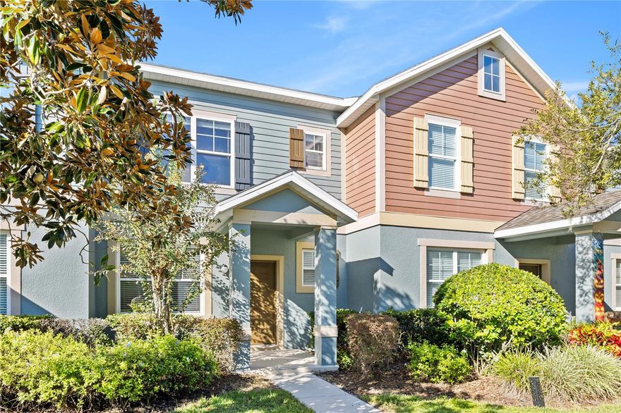LO-LO-LO-LO-LO-LOCATION! A well-kept, well managed and cozy Residential community with a neighborhood park. Mature landscaping. RE-RE-RE-RE-REMODELED! Call moving company now! You have found it - NEW OR NEWER! FRIDGE, KITCHEN SINK, FAUCET, LIGHT FIXTURES, AC, RANGE, MICROWAVE, FLOORING, DISHWASHER, DRYER, etc., etc., etc. Where is your checklist? Check all boxes! Beautiful details throughout, A 2 ensuite bedrooms located on the 2nd floor, front covered entrance porch, Luxury Vinyl plank flooring, Granite, 42in Cabinets, French Doors Fridge, Screen covered Porch and with an open Courtyard with brick pavers, Fenced, 2-car detached garage (Service Alley Street at the back), plus 2 driveway space - Not shy of garage or parking. Remote control garage door opener. Stairs and up - carpet and the 2 ensuite. One of them with walk in closet and dual sink. Faux wood blind. Beautiful neighborhood with mature landscaping and almost a dead-end street- not much traffic at all. Disney Fireworks! Windermere at its best! Great School district! Oh, did I mention all the shops and nature trails, historic town, close to major theme parks and access to all over Orlando