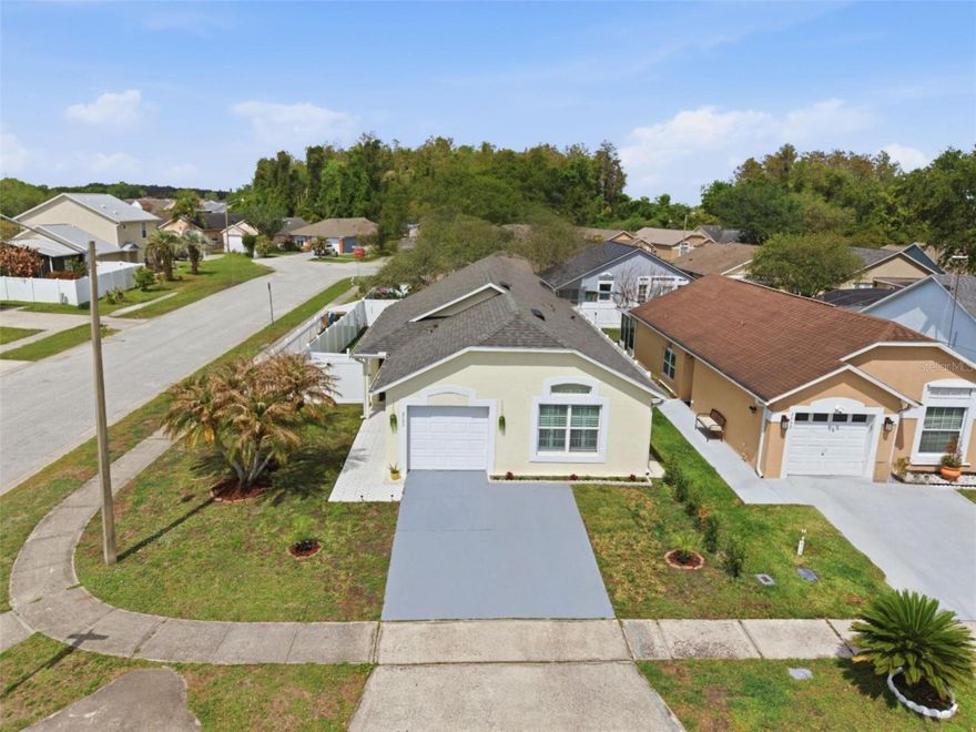 Located on a corner lot in the Parsons Pond community in Kissimmee, this 3-bedroom, 2-bathroom home features a 2024 roof, PEX water lines installed in 2024, porcelain tile floors, and a garage. Positioned near the renovated and expanded Simpson Road and Fortune Road, it offers easy access to parks, the Turnpike, Buenaventura Boulevard, Kissimmee Country Club, and a wide variety of commercial areas, including supermarkets, restaurants, and diverse shopping.