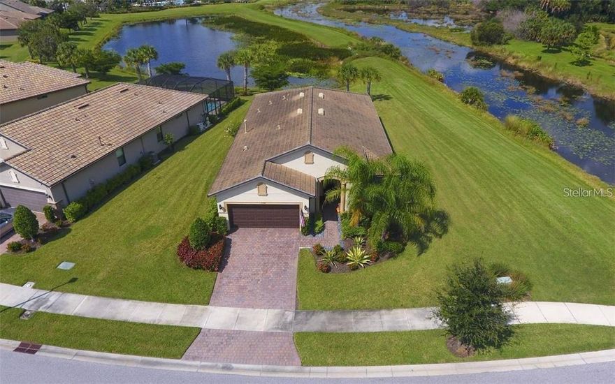 Immaculate "Martin Ray" floor plan on one of the best lots in Sandhill Preserve* Surrounded by water & preserve views on 2 sides, no road noise* This free standing maintenance free home is being sold with a built in tenant in place for Jan-April 2024* Tenant is paying $6000 per month gross rent minus management fee* Great investor opportunity* Seller has converted flex/den room into a 3rd bedroom with French doors & built in closet* Gourmet kitchen with granite counters, custom vanilla wood cabinets, stainless appliances* Wood look vinyl flooring throughout living area & master bedroom* Granite counters in all bathrooms* Master bedroom has tray ceiling& large walk in closet* 3 car tandem garage* Plantation shutters* Furniture package available at additional cost*  Sandhill Preserve is one of Palmer Ranch's newer communities with only 308 homes* The community features a community pool, jacuzzi, fitness center, pickle ball, club house, fire pit, barefoot bar area tennis & more. Located in the heart of Palmer Ranch just minutes from world famous Siesta Key beach, shopping, restaurants & Legacy bike trail*