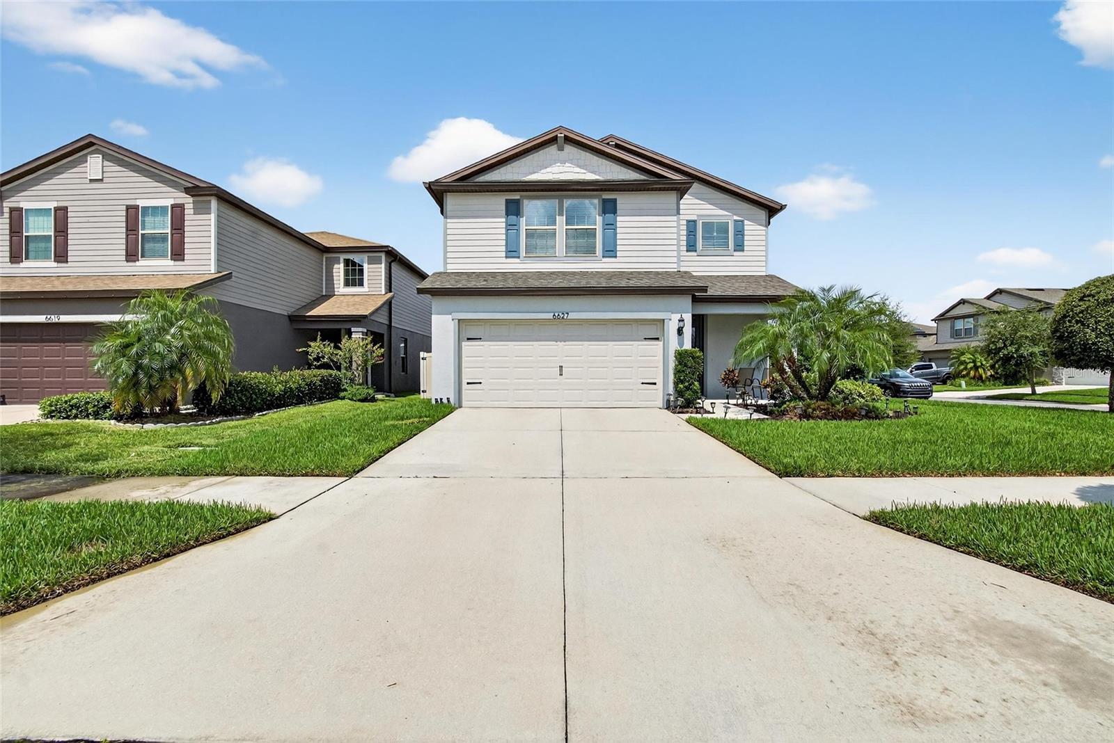 Welcome to 6595 Ryestone Way — Where comfort meets convenience in the heart of Wesley Chapel!
Tucked inside the gated, amenity-rich Wesbridge community, this beautiful two-story corner-lot home offers 4 bedrooms, 3 full baths, and all the charm of a model home—because, honestly, it shows like one!
Built in 2019, this home still feels brand new with its new tile flooring in the family room, open and airy split floor plan, and thoughtful layout that fits the way we live today.
Downstairs, you’ll find a bedroom and full bathroom—perfect for guests or in-laws, along with a spacious living room, dining area, and a bright kitchen ready to handle everything from busy mornings to Sunday dinners.
Head upstairs and you’ll discover three more bedrooms, including a primary suite that’s truly a retreat—double sinks, a walk-in shower, and a generous walk-in closet. And just wait until you see the loft space—a second living area that’s practically begging to become your home office, movie lounge, game room, or creative studio. It’s your space. Dream big.
Need a little outdoor time? Step into the fully fenced backyard—ideal for pups, parties, or simply enjoying a sunny Florida day.
Why Wesbridge? This gated community offers the perfect blend of comfort, convenience, and lifestyle.
Residents enjoy a variety of amenities, including a resort-style POOL with water slides, a dedicated dog park, a playground, and a clubhouse that hosts community events throughout the year.
Located WALKING DISTANCE to some of Wesley Chapel’s top-rated schools, the neighborhood also provides quick access to I-75 and I-275. Enjoy being just minutes from Wiregrass Mall, Tampa Premium Outlets, major hospitals, parks, dining, and Florida’s award-winning Gulf beaches.
6595 Ryestone Way offers more than just a home—it’s a lifestyle.
Schedule your private showing today and experience all that Wesbridge has to offer.