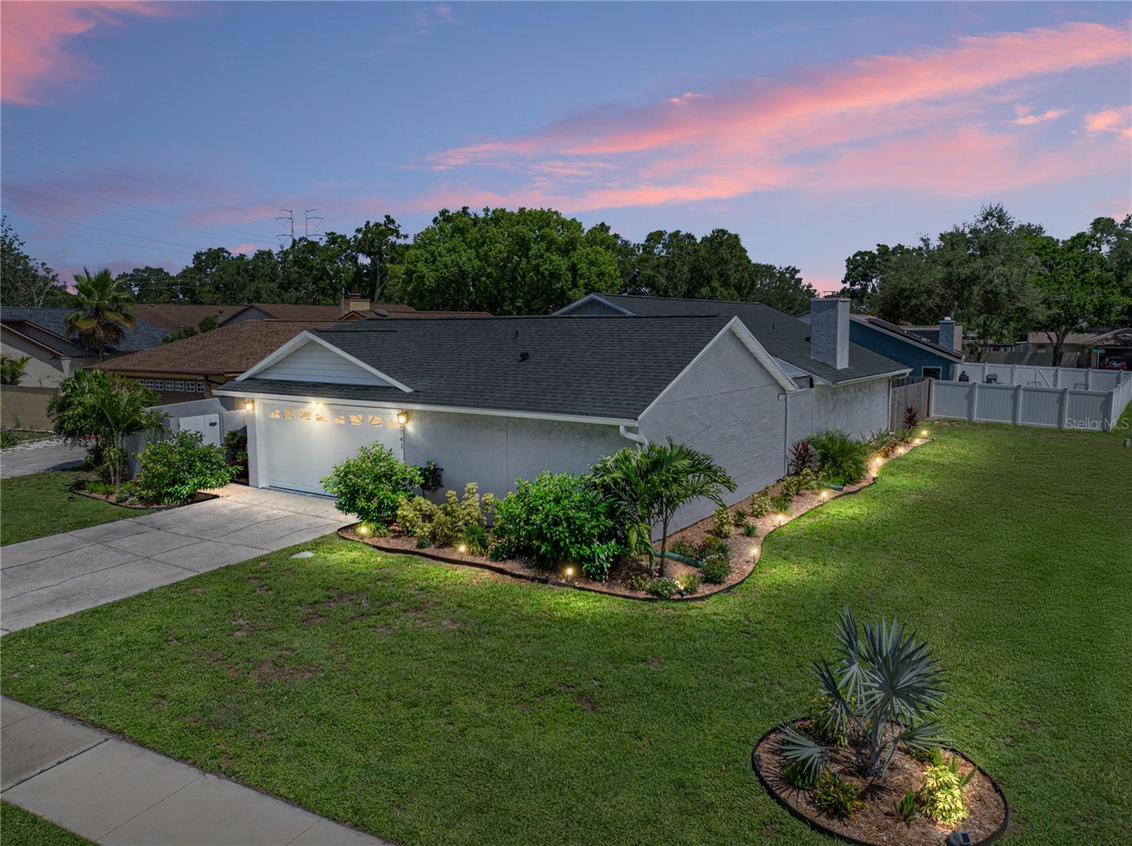This stunning 3BD/2BA, Pool home is boasting exceptional appeal as it is located on a corner lot. This home has a unique feature with an inviting side entry into the home. Entering you will be greeted by the formal dining room to the left the perfect area for all those family meals or holiday gatherings. This open area flows into the living room with the featured wood burning fireplace. Close your eyes to envision game night with friends. The kitchen is conveniently located to the right of the entry and through the sliding glass doors is a courtyard inviting you out for your early morning coffee. The primary bedroom has access to this private courtyard as well leaving you with a haven of comfort and relaxation. The primary closet has ample amount of space. The primary bathroom features dual vanities, a separate walk-in-shower which have been nicely upgraded. The secondary bedrooms are nicely positioned on the left side of the home with walk-in closets in each room. Making your way out back you will find your very own private pool perfect entertaining family and friends creating lasting memories. This home features many upgrades: within 3 years the following upgrades include Roof, Salt Water system in the pool, Interior and Exterior paint, Garage door and garage opener. Water softener within 2 years. Lots of great memories are waiting to be made here! Contact me today to view this stunning home.