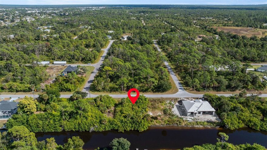 Discover the perfect canvas for your Florida waterfront dream at 135 Ramblewood St in beautiful Port Charlotte. This canal-front vacant lot offers direct access to the Elkam Waterway, providing a peaceful backdrop and the ideal setting for boating, kayaking, fishing, or simply enjoying tranquil sunset views from your future backyard.
With public water and electricity nearby, this property is ready for your custom build—whether you envision a seasonal retreat, full-time residence, or investment property. Located in a quiet, established neighborhood with no HOA and no deed restrictions, you’ll enjoy the freedom to create the lifestyle you want.
Just minutes from shopping, dining, golf courses, pristine Gulf beaches, and the Port Charlotte Town Center, this homesite puts convenience and coastal living within easy reach.
Bring your builder, your plans, and your imagination—your waterfront Florida lifestyle starts here!