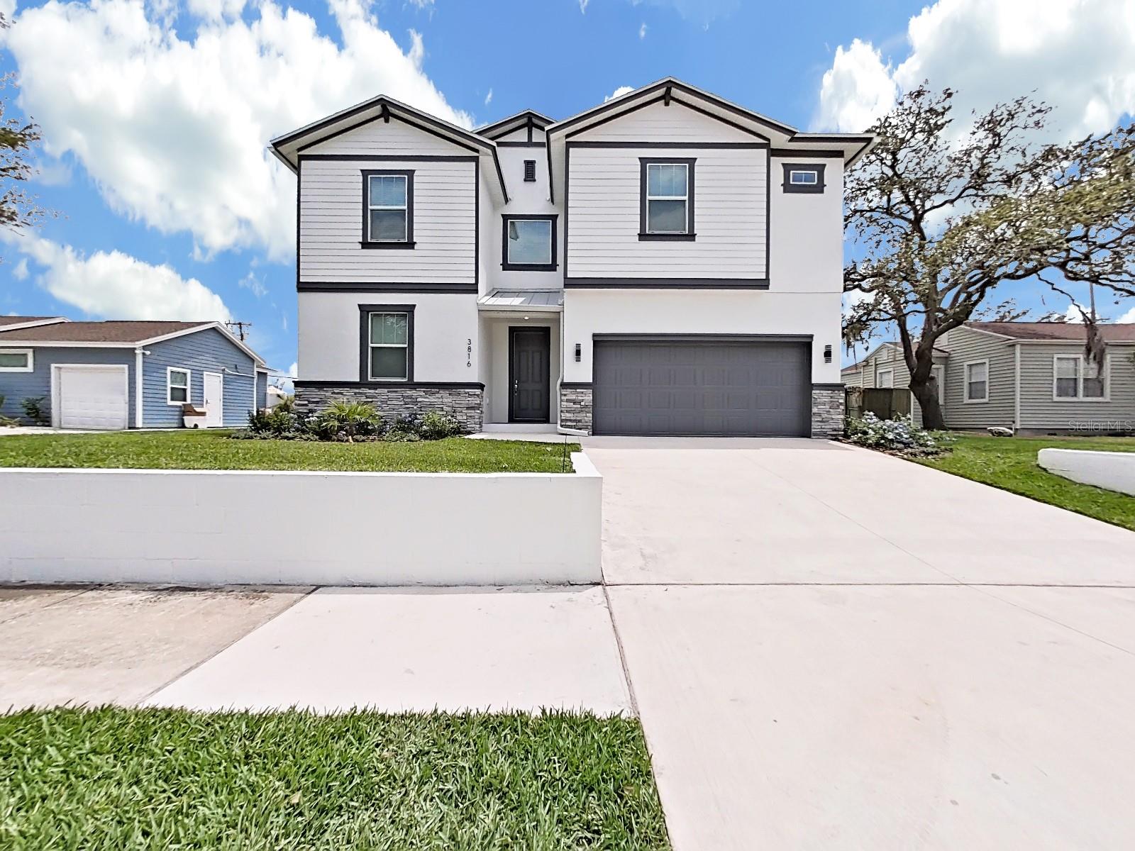 New home in the Grady, Coleman, Plant school districts minutes from Midtown, Downtown, Hyde Park, shopping, restaurants, bars, and every other amenity Tampa has. Inside this home is 3780 ft feet with 5 bedrooms, 4 full bathrooms as well as a giant loft. This home has plenty of storage and a good size bedroom and full bathroom on the first floor. The yard is massive and has plenty of space for any of your needs. This home has never been lived in and finished construction this month. Come see this home today before it is too late.