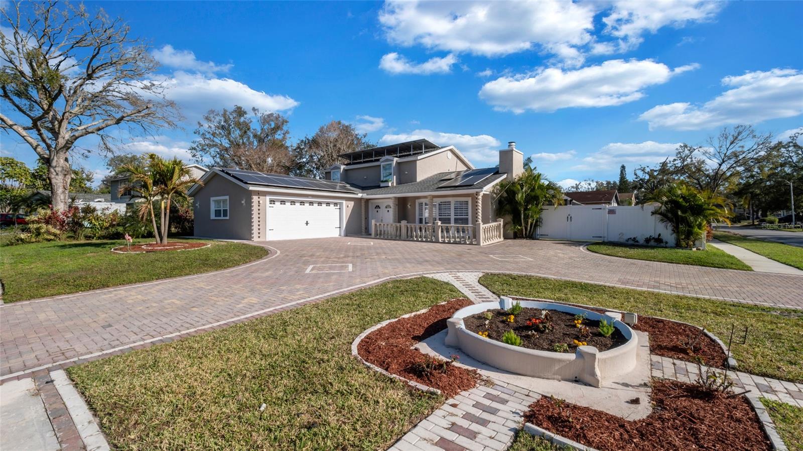 BUYER OPPORTUNITY – PRICED TO SELL
Don’t miss out on this exceptional home in the highly sought-after Carrollwood/Northdale area!
Why You’ll Love It:
• Prime Location – Minutes from top-rated schools, shopping, dining, golf courses, Downtown Tampa, Tampa International Airport, and the Gulf beaches.
• Spacious Layout – 4 bedrooms, 3 full bathrooms, and 2 half bathrooms, including two master suites – ideal for multi-generational living or guest privacy.
• Resort-Style Living – Private pool with a dedicated bathroom and two outdoor kitchens, including a summer kitchen with BBQ.
• Elegant Interiors – Formal living room with fireplace, separate dining room, and a gourmet kitchen perfect for entertaining.
• Recent Upgrades (2023) – Brand-new A/C system and water heater.
• Curb Appeal – Corner lot on a quiet cul-de-sac with privacy, extended parking, spacious two-car garage, and beautiful curb appeal.
Motivated seller relocating – open to fair negotiations. Bring your best offr and make this property yours today!
Important Notice: The solar panel system is not included in the list price. However, the seller is flexible: panels can be fully removed after closing by a specialized company, or the buyer may choose to keep them with the option of having them paid off by the seller, subject to negotiation.
One or more photos have been virtually staged.