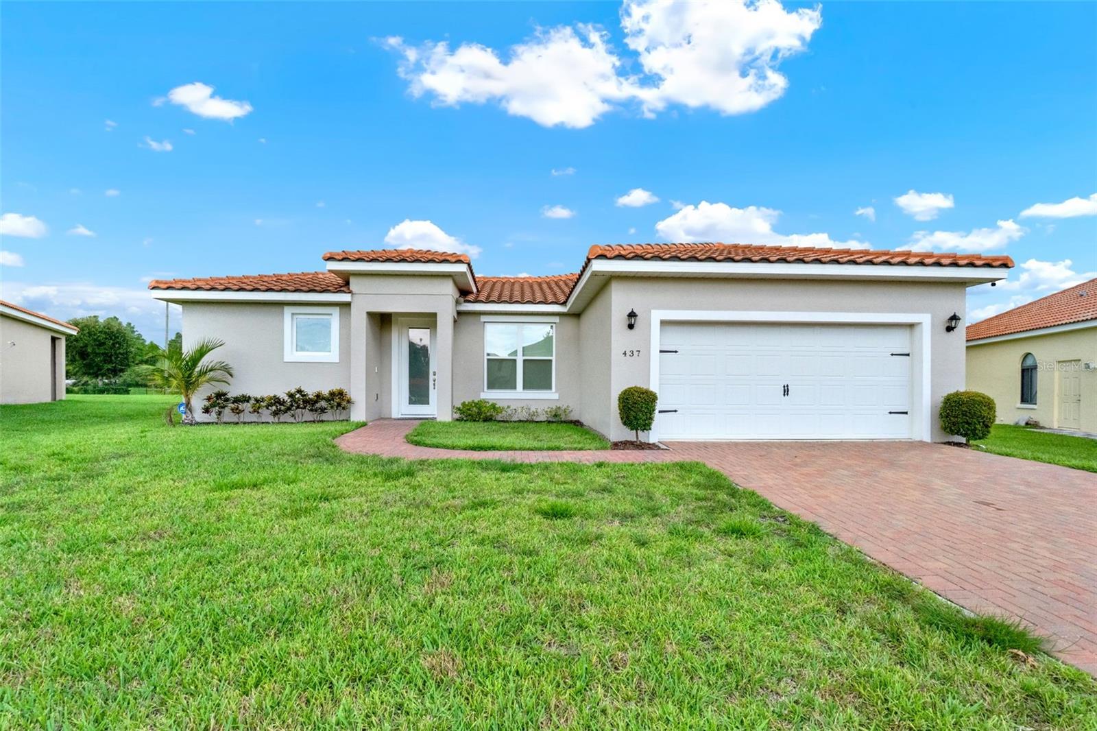 Step into modern elegance with this stunning 4-bedroom, 2-bathroom home, newly built in 2023 and located on a spacious .30-acre corner lot in the sought-after Tuscany Preserve—a guard-gated community offering unmatched resort-style amenities. You will appreciate the peace of mind that comes with 24/7 security and ADT camera system access, all included in your rent. Enjoy stress-free living with lawn care, cable, and high-speed internet also covered, so you can focus on enjoying your new home. Inside, you’ll find a thoughtfully designed split floor-plan, giving the primary suite privacy from the remaining bedrooms—ideal for families, roommates, or those working from home. The kitchen is a showstopper, featuring granite countertops, stainless steel appliances, a walk-in pantry, and a large island perfect for casual meals or entertaining. A reverse osmosis system ensures crystal-clear drinking water, while a whole-home water filtration system adds to your comfort and well-being. Additional highlights include a dedicated indoor laundry room with washer and dryer included, and sleek, modern finishes throughout. But the lifestyle doesn’t end at your doorstep—Tuscany Preserve offers a clubhouse, resort-style pool, jacuzzi, splash pad, basketball and tennis courts, and a fully equipped gym for year-round enjoyment. Whether you're relaxing with your family, hosting friends, or working from home, this home checks all the boxes.