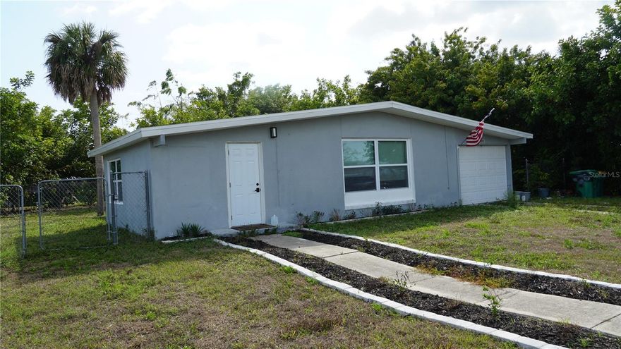Short Sale. Opportunity to complete the finishing touches on this 3-bedroom, 2-bath Port Charlotte home built in 1961. Much of the interior renovation appears to be complete, including updated flooring, kitchen, and bath areas, providing a solid foundation for the next owner to finalize the project.

The home will require installation of appliances and a water heater, while the air-conditioning system appears to be newer. The property also presents an opportunity for exterior improvements, including landscaping and minor cosmetic finishes, to fully restore its appeal. The floor plan offers a unique layout typical of homes from this era and may appeal to buyers seeking character and value.

Conveniently located near shopping, dining, and everyday amenities throughout Port Charlotte, this property presents a strong value opportunity for buyers willing to complete the remaining work.

Buyers are encouraged to conduct thorough inspections to determine condition and the scope of any remaining repairs.

Agents: Please review all private remarks prior to scheduling a showing.