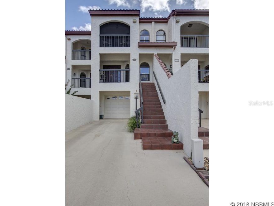 Dreaming of direct Riverfront with Boat Slip and an easy lifestyle? Then this is for you!! A small Townhome Association with, pool, tennis & pickleball court, with your own boat slip. Slip #11 is Exclusive Right of Use. 40x18 slip with 10k boat lift..20 min to Inlet. This community is located between Flagler Ave and Canal St. Easy walking distance to shopping, restaurants, boutiques and our beautiful beach! This 3 bedroom unit each with ensuite baths and terraces, a half bath located on 2nd fl main living area. Main Level has lg. beautiful brick natural gas fireplace in living room, updated kitchen w/Jenn Air downdraft fan, updates in all baths, new impact rated glass in french doors and new wind rated garage door. 3rd Floor has bamboo flooring. This free style living! All you do is enjoy living the good life! ;Water: City