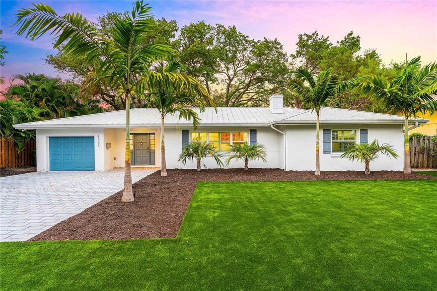 Welcome to Tropical Paradise! This stunning, fully renovated home away from home is in a prime location, West of Trail. Take a dip in the private heated pool, sip cocktails at the tiki bar, and soak up the Florida sun. With spacious bedrooms, a fully equipped kitchen, and cozy living areas, you'll have everything you need for a comfortable stay. Located five minutes to downtown Sarasota and ten minutes to toes in the infamous Siesta Key beach sand, this beautiful West of trail home is available for short-mid-term rental.  Rent price starts at $10,000 per month and includes all utilities. Available May, 2025.