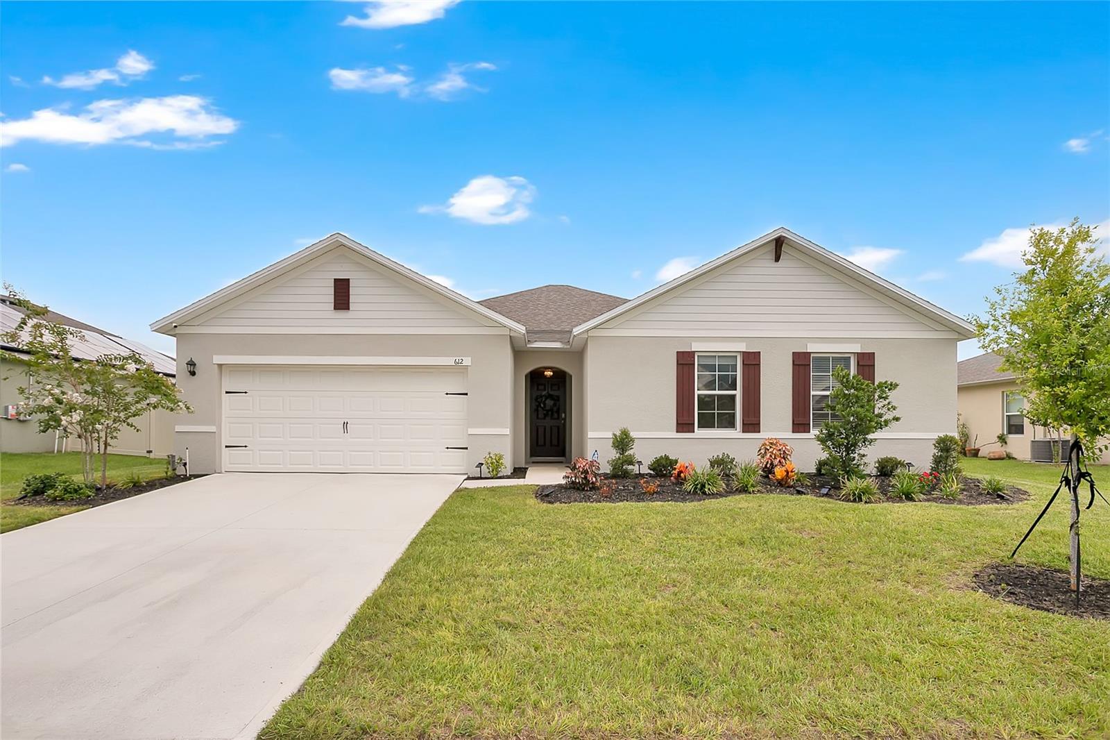 Welcome to Your Dream Home in Auburndale, FL!
This beautifully maintained 4-bedroom, 2-bathroom home offers the perfect combination of comfort, functionality, and convenience. With a spacious open floorplan, you'll enjoy an inviting eat-in kitchen that seamlessly flows into the combined living and dining area—ideal for both everyday living and entertaining.
Designed with privacy in mind, the split-bedroom layout features a generous primary suite complete with a walk-in closet and private en-suite bathroom. Three additional bedrooms offer flexibility for guests, family, or a home office.
Nestled in a quiet and friendly neighborhood, this home is just a short five-minute walk to the community pool—perfect for relaxing and enjoying Florida’s sunshine. You'll also appreciate the proximity to shopping, dining, and everyday essentials with Publix, Walmart, and other local conveniences nearby.
Commuters will love the easy access to I-4 and the Polk Parkway, making travel to Lakeland, Orlando, or Tampa a breeze.
Don’t miss your opportunity to own this move-in-ready home in a sought-after location!