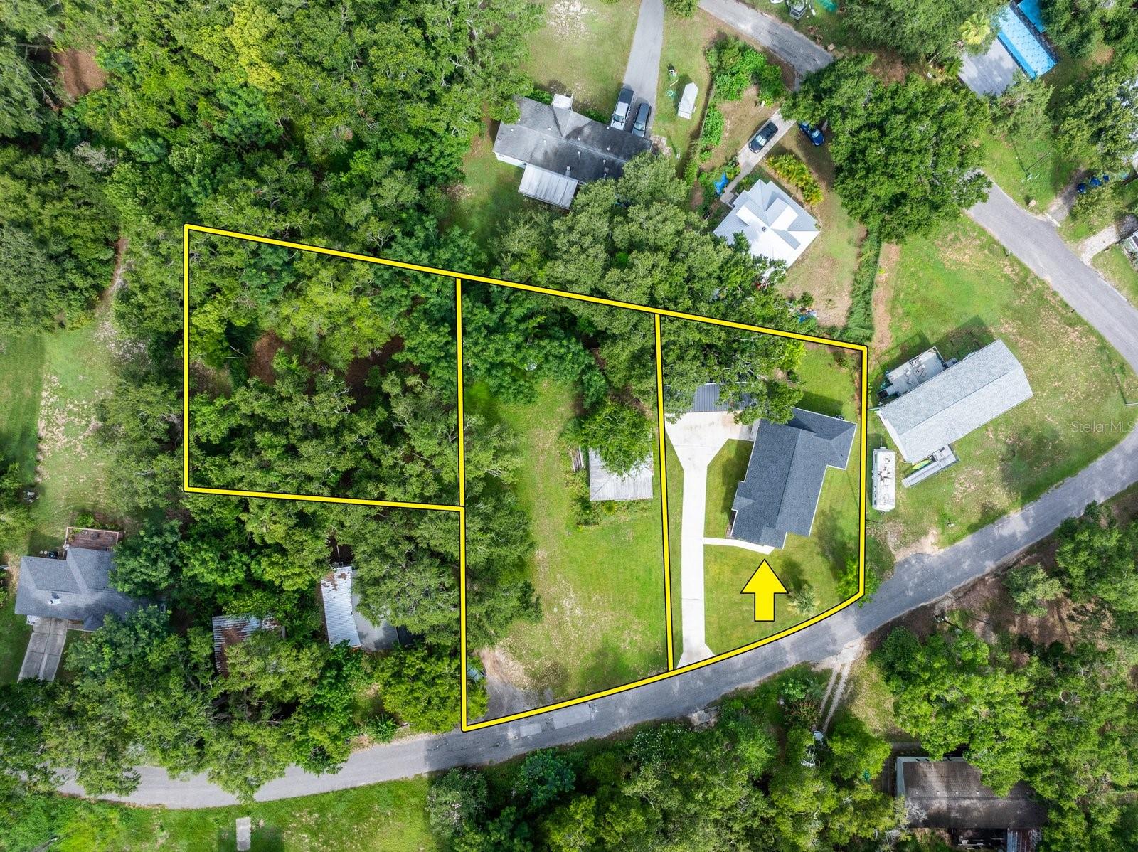 One or more photo(s) has been virtually staged. 3 separate, adjoining Parcels Here, (Also reference Parcels at 16623 OKLAHOMA ST. Parcel #12-22-25-0200-004-00200 & OKLAHOMA ST. Parcel #12-22-25-0200-004-00402), this is a Rare opportunity 2 Vacant Lots & 1 Lot New 3/2 Home with Oversized Detached 3+ Expanded Garage/Workshop, Built in 2024. In Clermont close to Lake Minneola-Chain of Lakes in an Unincorporated NO HOA Neighborhood. Owner is moving on, this is your chance Investor, Builders. Seller will consider all offers to sell parcels separately.
Descriptions of each parcel:
Vacant Lot 3: This Parcel #12-22-25-0200-004-00300, with a small Tear-down House 1/1 (Middle Lot)- Lot size approx.103’ x 176’, plus
Completed Lot 2 includes New Custom SF Home 3/2 Built in 2024, approx 1,554 sq. ft, with 3+ Detached oversized Garage/Workshop approx. 840 sq ft. with room for Office, Gym or Man Cave, Parcel #12-22-25-0200-004-00200. Come see the true quality workmanship with high quality Products the Builder has selected. Additional sq ft. with screened enclosed covered Front Porch & covered roof open large Lanai in back. Home is Move-in Ready, with all the Bells & Whistles including a deep driveway for future construction home, or a home business, room for Boat, RV, Motorcycles, Mountain Bikes, or Car Collection or large garden. Lot size approx. 95’ x 130’, plus
Vacant Lot 4: West ½ of Lot 4: Parcel #12-22-25-0200-004-00402, w Tear-down Garage, Lot size approx. 100’ x 101’
Close to The FL Turnpike, 561, Minneola Shores, Hwy 50, downtown Clermont/Minneola, with many popular Stores, Restaurants, Hospitals & Medical Office and Orlando in a short commute. Start building soon or grow a big Garden.Take over where the Builder has left off here with 2 Residential Vacant Large Lots and a Newly built Home! This could be your chance to get 3 lots next to each other! Seller was planning to Build another New Home on the middle lot, like the attached New Home. See attached PDF of a Home Plan idea for Lot 3. Live here while growing your investment, home businesses and/or forever Home. Just less than 1 Acre with all 3 Parcels, with approx. 200’ Street frontage & approx. 300’ Rear Property length in total.
You’ll love the spacious floor plan with Vaulted & High Ceilings. Builder did not spare any expenses here. Beautiful finishes, fixtures and hardware have been carefully selected by the Builder. TV not included, 1 picture virtual staged.