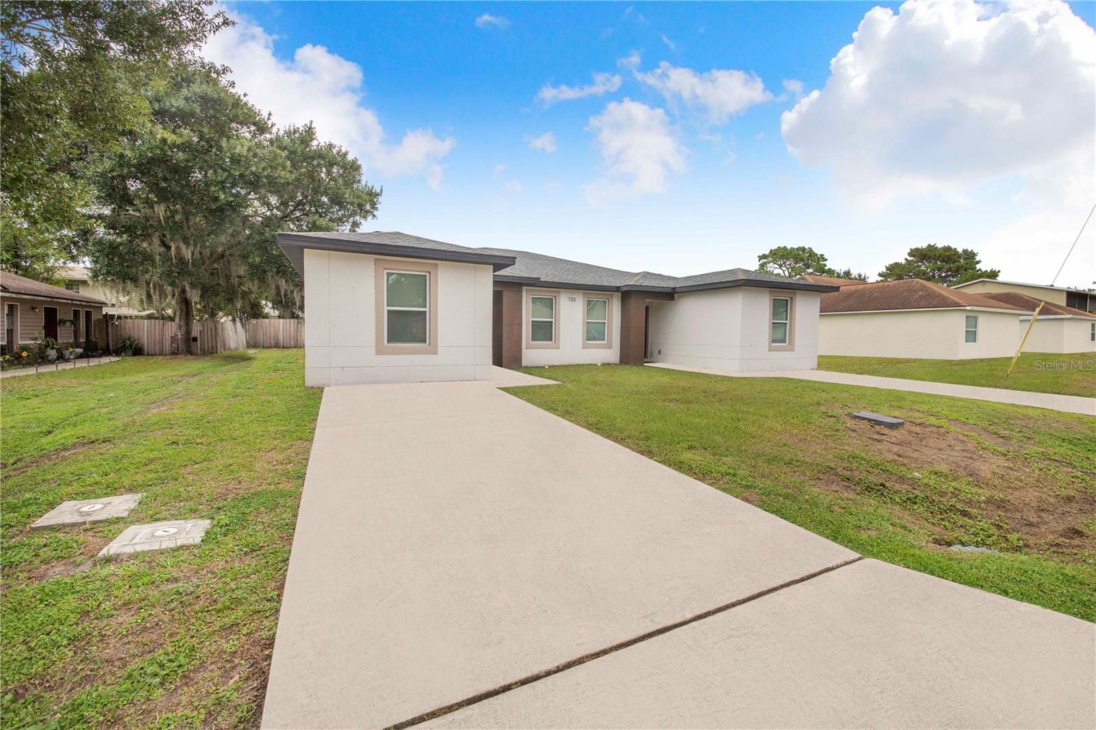 Excellent Investor opportunity with this income producing newer duplex! Each side offers over 1100 sq ft, 3 bedrooms and 2 full bathrooms. These modern units have beautiful granite counters, tasteful white cabinetry, stainless appliances and tiled bathrooms. Both units are currently leased. Call today for more information or to schedule your showing on this rare opportunity to own an entire duplex in Kissimmee, FL.