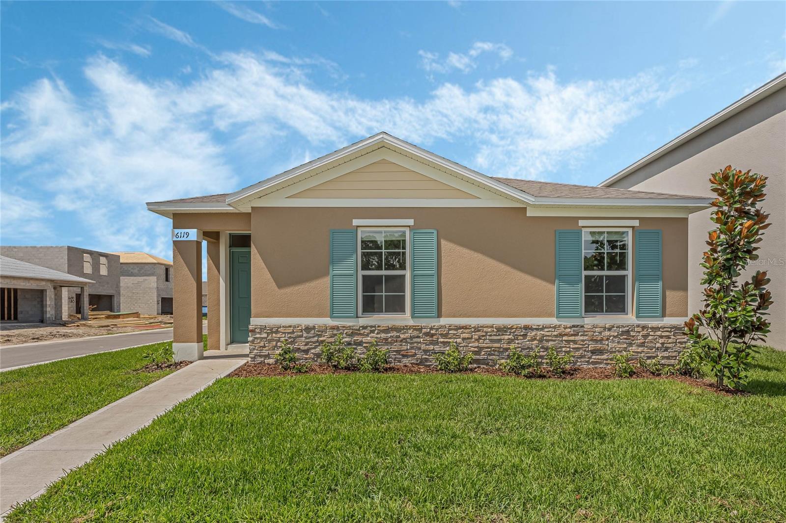 Under Construction. The Astor is a one-story floorplan in Crossroads at Kelly Park, offering 3 bedrooms, 2 bathrooms, 1,565 sq ft of living space, a two-car garage, and covered porch. Features include a spacious living area, kitchen with quartz countertops, stainless steel appliances, and pantry. The primary bedroom contains a walk-in closet and double sink vanity. Also features smart home technology, and carpeted bedrooms. Contact for more details.
*Photos are of similar model but not that of exact house. Pictures, photographs, colors, features, and sizes are for illustration purposes only and will vary from the homes as built. Home and community information including pricing, included features, terms, availability and amenities are subject to change and prior sale at any time without notice or obligation. Please note that no representations or warranties are made regarding school districts or school assignments; you should conduct your own investigation regarding current and future schools and school boundaries.*