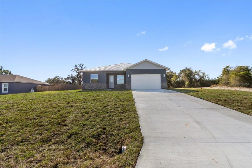 Welcome to this brand-new single-family home located in Lake Wales, perfectly situated on a spacious .51-acre lot that offers privacy while still being conveniently close to town. Enjoy the best of both worlds—peaceful living away from the busy city, yet just minutes from shopping, dining, and everyday essentials.

This 4-bedroom, 3-bathroom home features a large split floor plan designed for comfort and functionality. The open-concept kitchen is beautifully finished with granite countertops, a large pantry, and ample workspace, making it ideal for both daily living and entertaining. Granite countertops extend throughout all bathrooms, adding a cohesive, upscale touch.

Additional highlights include 10-foot interior doors, an inside laundry room, and a 2-car garage. With modern finishes throughout, this home is move-in ready and built for today’s lifestyle.

Don’t miss this opportunity to own a stunning new home on an oversized lot in a desirable Lake Wales location.