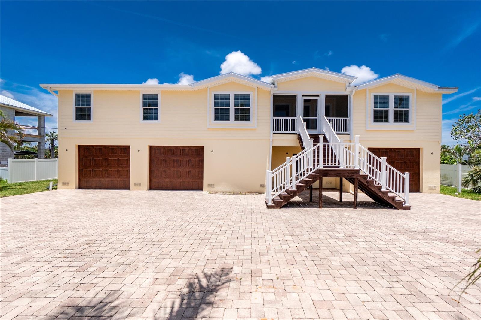 EXPERIENCE THE ULTIMATE FLORIDA LIFESTYLE! This stunning 2013-built, elevated coastal home combines luxury and practicality on a spacious waterfront lot in beautiful Englewood, Florida. With 4 bedrooms and 3 bathrooms, there’s plenty of room for family and guests to enjoy a slice of paradise. The master suite is a true retreat, featuring a generous sitting area and an opulent ensuite bathroom. On the opposite side of the home, two additional bedrooms are connected by a versatile Jack & Jill bonus room — ideal for a playroom, office, or media space. The 4th bedroom is tucked away in its own private area with a beautiful view of the canal.
At the heart of the home, the chef’s kitchen boasts elegant wood cabinetry, gleaming stainless-steel appliances, and expansive granite countertops. The ground level is constructed with durable concrete block, offering ample parking and extensive storage, plus easy access to your private elevator, making grocery runs a breeze.
Step outside to your own tropical sanctuary, a heated saltwater pool and spa, and a private dock equipped with boat and jet-ski lifts. Situated on a deep-water canal with direct access to Lemon Bay, this boater’s dream location allows you to reach the Gulf and nearby sandy beaches in minutes — no bridges, no limits! Don’t miss your chance to live the waterfront lifestyle you’ve always wanted. Call now!