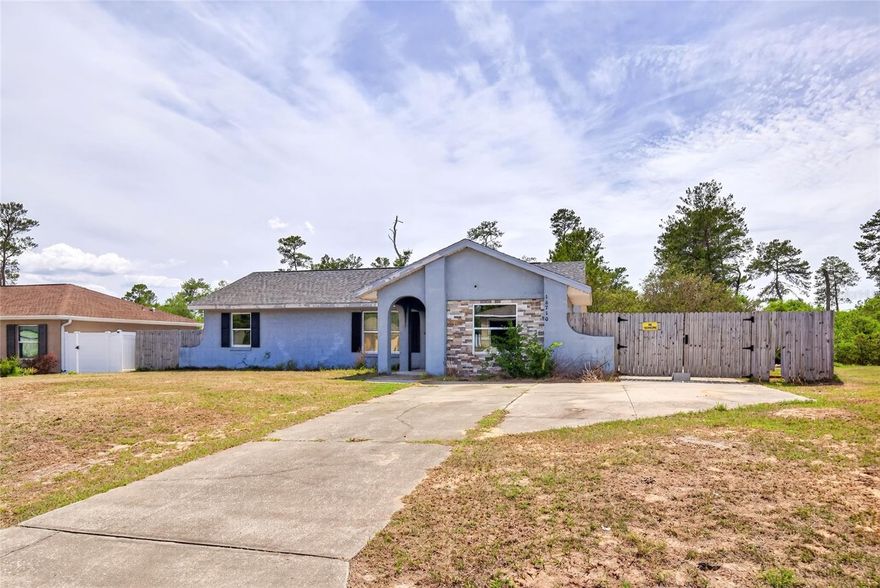 No Hoa, front covered entry  features 4 bedroom 2 bath home that has been completely remodeled from top to bottom with a 2020 roof, 2020 windows, 2020 hot water heater, , 2020 updated kitchen cabinets, , 2020 GRANITE countertops with a gorgeous TILE BACKSPLASH and 2020 STAINLESS STEEL APPLIANCES. 2020 Luxury Vinyl Flooring(whole home) and trim throughout entire home! All light fixtures throughout home 2020. HVAC system was replaced in 2015.  When you walk in you will be greeted by a nice open floor plan entering into the living room with vaulted ceilings, this area leads to focal point of home the kitchen with island and dining room with sliding doors, leading to spacious backyard that is fenced.. Home features a large primary bedroom with walk-in closet and barn door style door to primary  bathroom. Oversized interior laundry room / utility room. All bedrooms feature new light fixtures with fans and the closets in all rooms feature nice shelving systems! There is no garage but plenty of driveway for several cars.