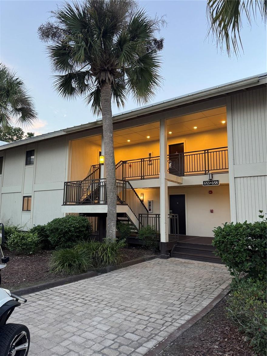 There has never been a better time to become part of the Saddlebrook Resort family. Discover the vibrant, revitalized lifestyle of golf and tennis resort living. This newly beautifully renovated 2-bedroom, 2-bath condo-hotel offers the ideal getaway: enjoy up to 45 days of personal use, while Saddlebrook manages guest bookings for the remaining 320 days. Spend your days relaxing by the pool after a round of golf, a match of tennis, pickleball—or all three. Unwind on your private balcony overlooking the lush, mature landscaping of the driving range, creating a truly serene retreat. Ownership comes with exclusive perks, including access to discounted resort memberships, member-only benefits, and 45% quarterly distributions from rental income. As an owner, you’ll also enjoy an impressive array of world-class amenities: sparkling pools, 27 holes of championship golf designed for a unique 18-hole experience, and 43 tennis courts featuring all four Grand Slam surfaces. Dine on-site at restaurants like RARE1981, with the exciting PALMHAUS coming soon. These exceptional amenities have made Saddlebrook a premier destination for athletes and resort guests worldwide—whether they’re training, vacationing, or both. Perfectly located in the heart of Wesley Chapel, Saddlebrook offers convenient access to I-75 and I-275, top hospitals, dining, shopping, entertainment, the stunning Gulf Coast beaches, and Tampa International Airport. Don’t wait—membership pricing is expected to adjust in 2026 to reflect the full scope of ongoing resort renovations.