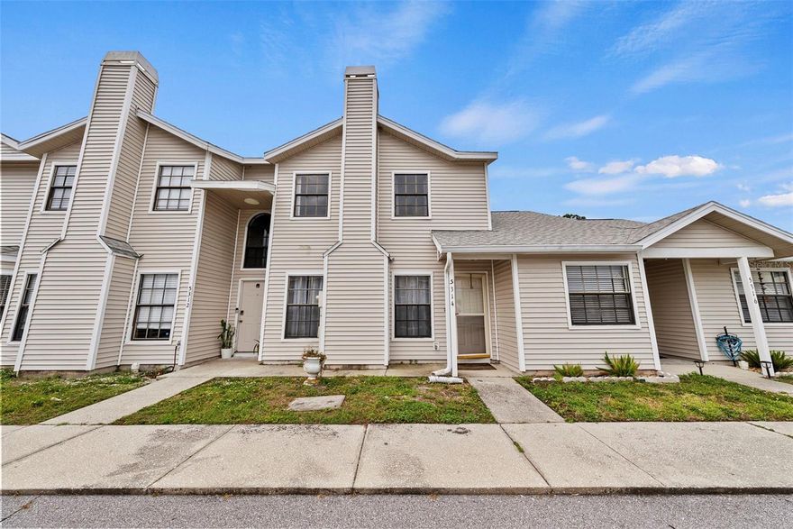 Welcome to this charming and spacious 3-bedroom, 2.5-bathroom townhome located in the highly desirable Carrollwood area, offering a functional layout, inviting living spaces, and peaceful pond views in a prime location close to shopping, dining, and everyday conveniences.
Upon entry, you’re greeted by an open-concept floorplan designed for both comfortable everyday living and effortless entertaining. The living area features a cozy wood-burning fireplace, creating the perfect focal point for relaxing evenings at home. The spacious kitchen offers ample cabinet and counter space, along with bar-top seating ideal for casual dining or gathering with guests. Just off the kitchen, the dedicated dining area provides the perfect space for hosting dinners and entertaining. The layout flows seamlessly to the covered and screened-in back porch overlooking the community retention pond, creating a peaceful outdoor retreat perfect for enjoying your morning coffee or unwinding at the end of the day. The first floor also features a convenient half bathroom, ideal for guests and everyday functionality. Upstairs, you’ll find all three bedrooms along with two full bathrooms. The primary suite includes its own en-suite bathroom, while the secondary bedrooms share a full bath located just across the hall. Ceiling fans in the living area and primary bedroom add comfort and convenience throughout the home. Ideally situated in Carrollwood, this home offers convenient access to a variety of popular shops, restaurants, grocery stores, and entertainment options, while also providing easy access to major roadways for commuting throughout the Tampa Bay area. With its spacious layout, inviting living spaces, serene water views, and unbeatable location, this townhome is the perfect place to call home.