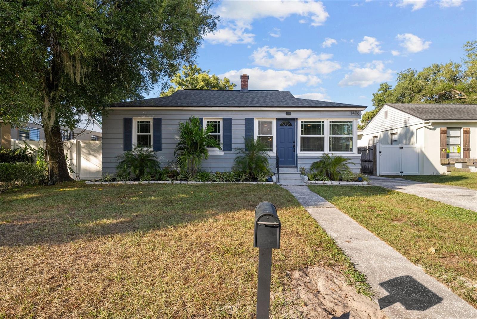 Old Seminole Heights Charm! Experience sun-drenched, tranquil living in this charming updated home. The open floor plan create a breezy and spacious feel, making the home live much larger than its square footage. With the kitchen, dining, and living areas blending as one, you’ll enjoy a bright, connected space for gathering, all while surrounded by the serenity of nature through expansive windows. The kitchen offers all white wood cabinets with marble countertops and newer GE appliances. The primary bedroom is separate from the additional bedrooms, which is perfect for privacy. The primary bedroom faces the backyard and offers views of the new pool. The primary bathroom is finished with marble and gray tiles with a large double vanity. The rear of the home has a new pool with sun shelf and umbrella holder. In addition to the new pool, there is plenty of entertaining area and yard space. There is a storage shed with electric and water connected. The property is close to restaurants, bars, and short drive to downtown Tampa and the airport. Roof and AC Systems 2020. Don't miss this opportunity!
