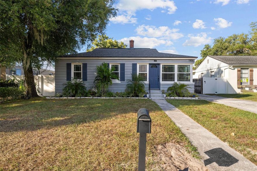 Old Seminole Heights Charm! Experience sun-drenched, tranquil living in this charming updated home. The open floor plan create a breezy and spacious feel, making the home live much larger than its square footage. With the kitchen, dining, and living areas blending as one, you’ll enjoy a bright, connected space for gathering, all while surrounded by the serenity of nature through expansive windows. The kitchen offers all white wood cabinets with marble countertops and newer GE appliances. The primary bedroom is separate from the additional bedrooms, which is perfect for privacy. The primary bedroom faces the backyard and offers views of the new pool. The primary bathroom is finished with marble and gray tiles with a large double vanity. The rear of the home has a new pool with sun shelf and umbrella holder. In addition to the new pool, there is plenty of entertaining area and yard space. There is a storage shed with electric and water connected. The property is close to restaurants, bars, and short drive to downtown Tampa and the airport. Roof and AC Systems 2020. Don't miss this opportunity!