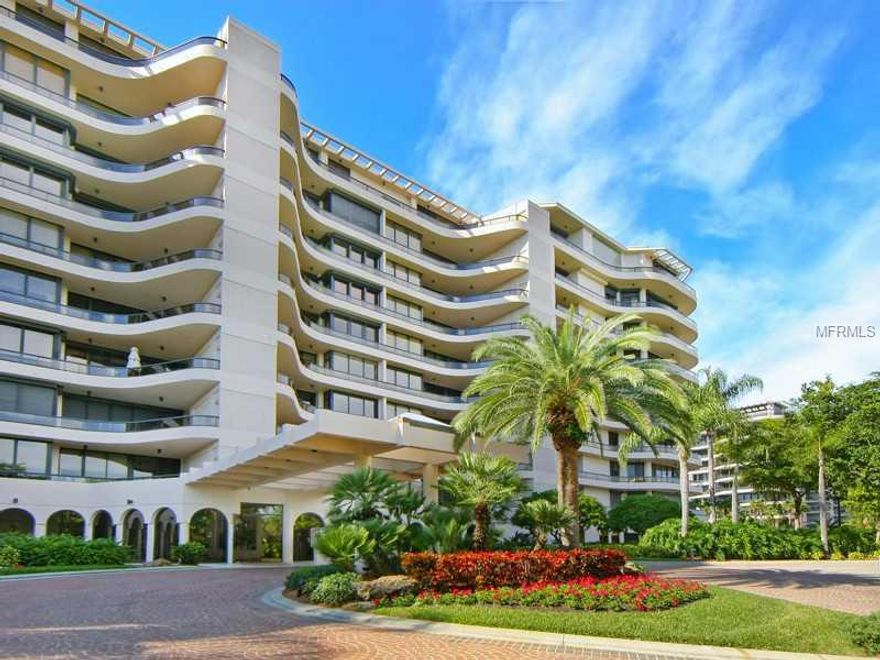 This ninth-floor "see-through" residence boasts incredible views of the Gulf, bay and city, 12-foot ceilings, 2,800 square feet of spacious living, plus two parking spaces. There are two generous terraces and semi-private elevator which opens directly into your home. The current owner has recently installed hurricane standard doors and windows on all openings. L'Ambiance residents enjoy 24-hour security and concierge service, two private Har-Tru tennis courts, exercise and club rooms, three hospitality suites, 175-foot heated lap pool and lushly manicured gardens and pathways.