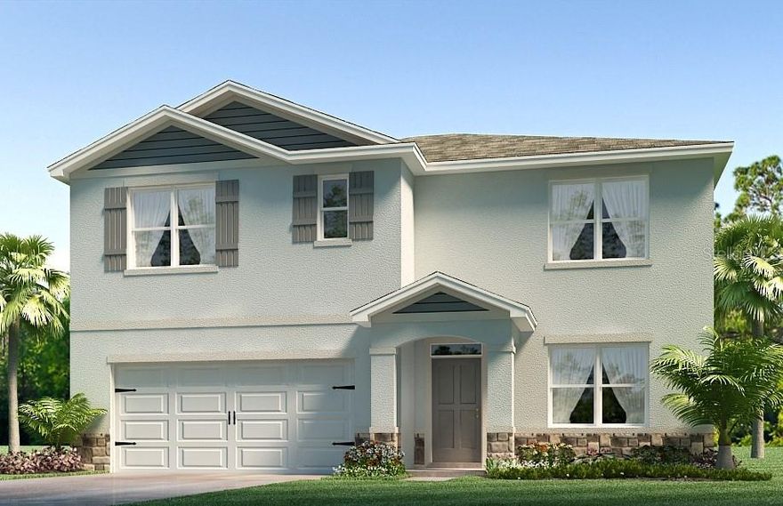 Under Construction. The builder is offering buyers up to $25,000 towards closing costs with the use of a preferred lender and title company. Farm at Varrea offers new homes in Plant City, located right off Midway Road, and less than 10 minutes from I-4. Easy access to the interstate provides a seamless commute to the large surrounding cities such as Tampa, Orlando, and Lakeland.
Farm at Varrea, nestled among grand oak trees, provides a small-town, rural feel, yet allows homeowners to be immersed in all that Plant City can provide. Just 11 minutes away, you'll find Downtown Plant City with a main street bustling with unique shops, restaurants, and entertainment. Not only is the community in a prime location, but it sits in the center of the Strawberry Capital, where the famous Strawberry Festival is held annually, bringing rides, vendors, and live entertainment to the city.
Each home in this community is constructed with concrete blocks on 1st and 2nd stories, comes equipped Smart Home System.
Pictures, photographs, colors, features, and sizes are for illustration purposes only and will vary from the homes as built. Home and community information, including pricing, included features, terms, availability, and amenities, are subject to change and prior sale at any time without notice or obligation. Materials may vary based on availability.