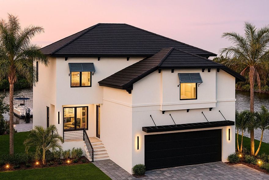 Pre-Construction. To be built. Pre-construction. Welcome to this custom-built, contemporary coastal masterpiece with direct, bridge-free access to Tampa Bay! Located in the heart of Apollo Beach, this individually gated waterfront property offers the ultimate blend of style, space, and convenience for modern coastal living.

3 Bedrooms + Bonus Room (Optional 4th Bedroom at bonus area)

3.5 Bathrooms

 3,022 Sq Ft of Living Space

Dockable Waterfront with No Bridges to Bay

Step inside to a stunning open-concept design highlighted by luxury vinyl plank flooring throughout the first and second floors, including the stairs—ideal for ultra-low maintenance living.

The chef’s kitchen is a showstopper, featuring:

An oversized island with stone countertops and base cabinets on both sides

42” upper painted cabinets

Double ovens, range, and cooktop

Pre-plumbing and pre-wiring for an outdoor kitchen

Quartz countertops in the laundry room and all bathrooms

Retreat to the elegant primary suite, complete with:

An oversized walk-in shower

Freestanding upgraded soaking tub

Extended dual vanity with quartz countertops

Enjoy ample garage storage for bikes, kayaks, or holiday décor.

Modern-style Pebble Tec Pool with sun shelf already predesigned to fit your private waterfront oasis.

With too many upgrades to list, this is a home you must see in person.

Schedule your private tour today and experience luxury waterfront living at its finest!